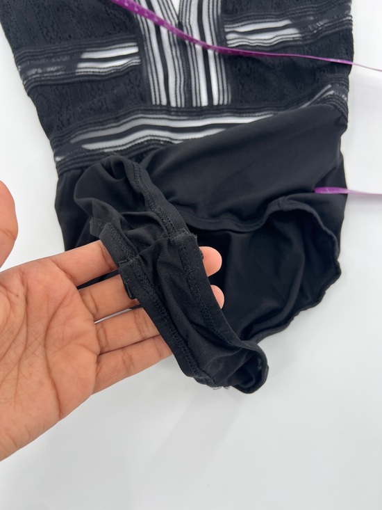 Lulus Casita Black Sheer Lace Long Sleeve Bodysuit XS - Picture 10 of 12